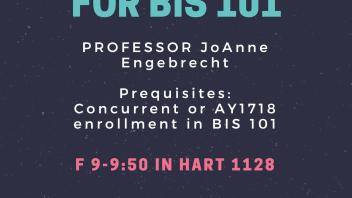 Spring 2018 HNR 190X (BIS 101 Discussion)