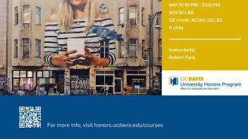UC Davis University Honors Program Winter 2019 SOC 2 Flyer