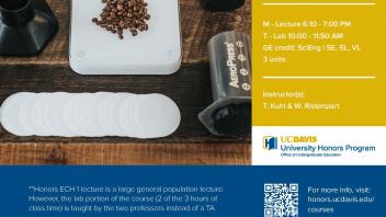 Spring 2019 UC Davis University Honors Program Course: ECH 1