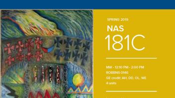 Spring 2019 UC Davis University Honors Program Course: NAS 181C