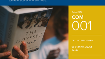 Fall 2019 UC Davis University Honors Program Course: COM 1