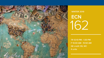 Fall 2019 UC Davis University Honors Program Course: ECN 162