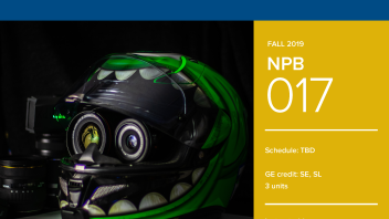 Fall 2019 UC Davis University Honors Program Course: NPB 17