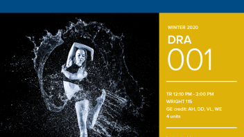 Winter 2020 University Honors Program Course: DRA 1