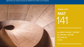 Spring 2020 University Honors Program Course: MAT 141