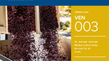Spring 2020 University Honors Program Course: VEN 3