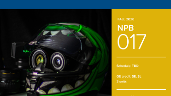 Fall 2020 University Honors Program Course: NPB 17