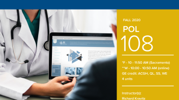 Fall 2020 University Honors Program Course: POL 108