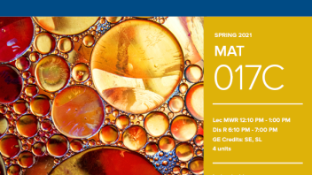 Spring 2021: MAT 17C