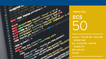 Spring 2022: ECS50