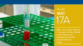 Fall 2021: MAT17A