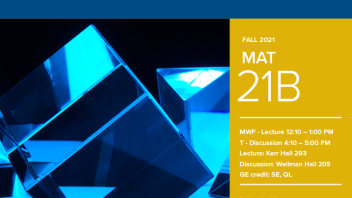 Fall 2021: MAT21B