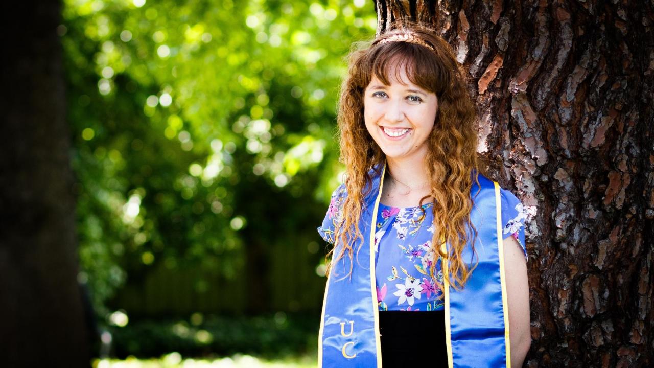 2018 University Honors Program graduate Sammy Carey 2018 University Honors Program graduate Sammy Carey