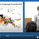 Dr. Cristina Moya lectures on the evolution of language